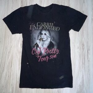 Carrie Underwood T-Shirt Black The Cry Pretty Tour 360 Concert